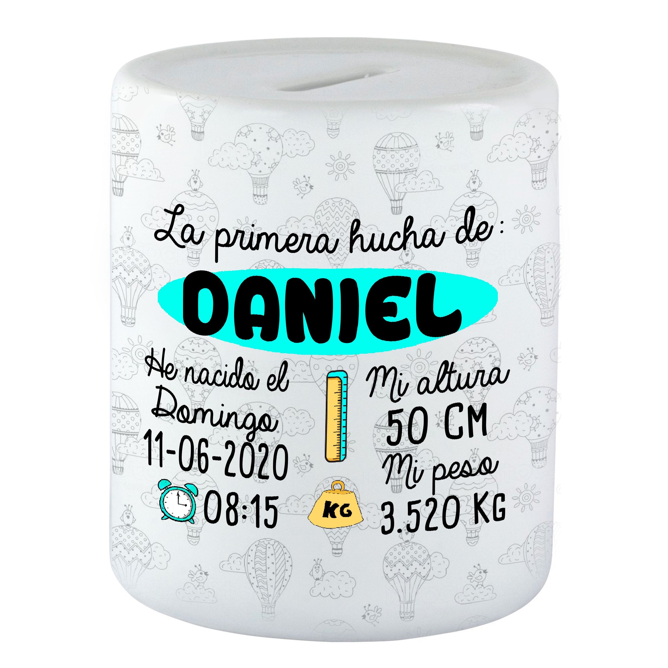 MI PRIMERA HUCHA 100% PERSONALIZADO