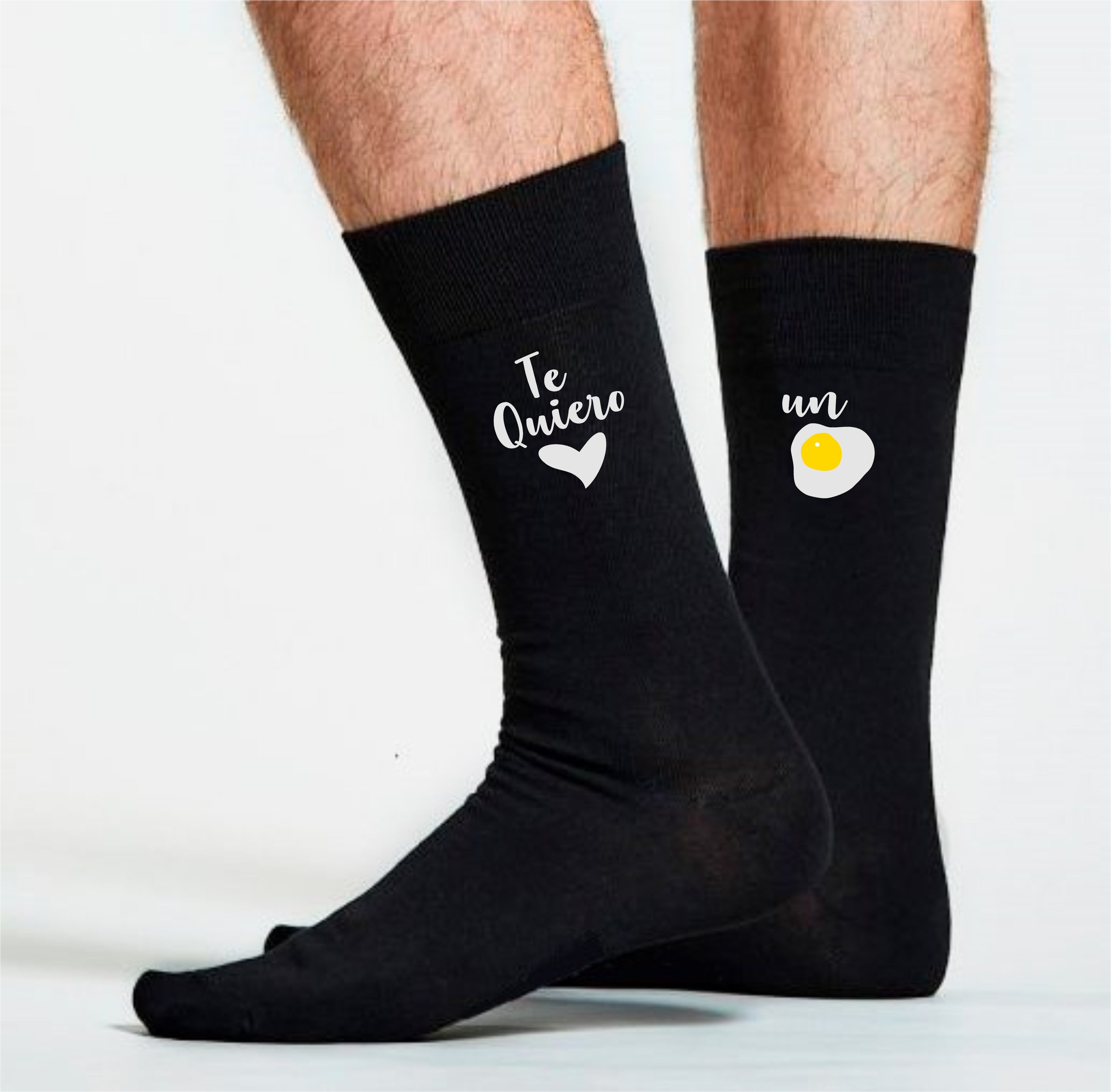 Calcetines para él y para ella "Te quiero un huevo"