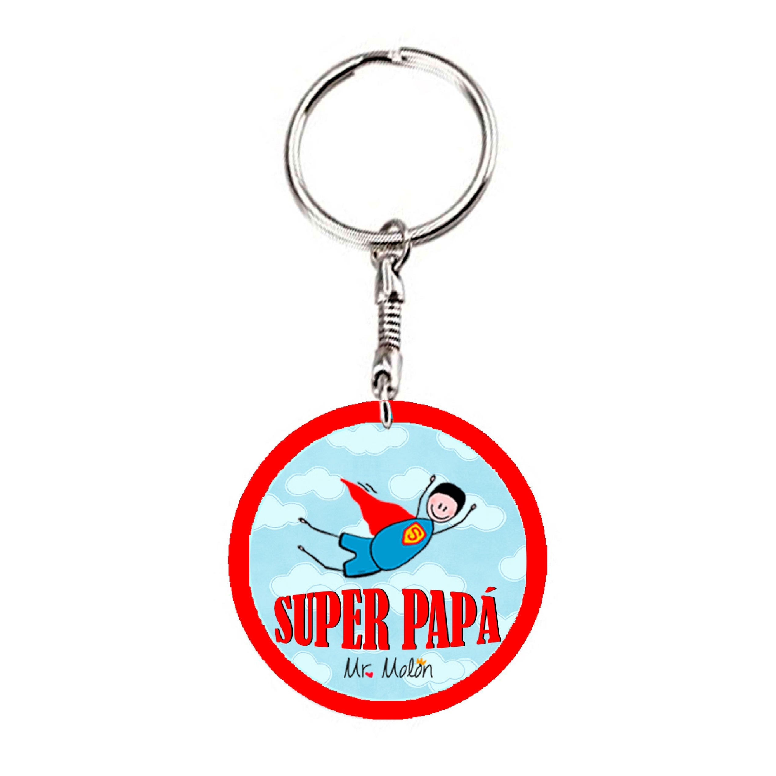 Llavero "Super Papá personalizado"