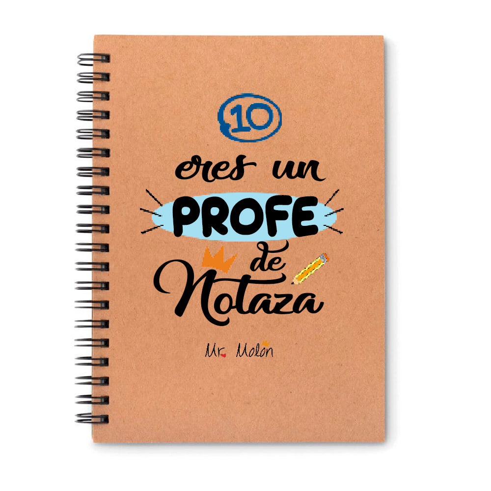 Mini libreta  "Eres un profe de Notaza"