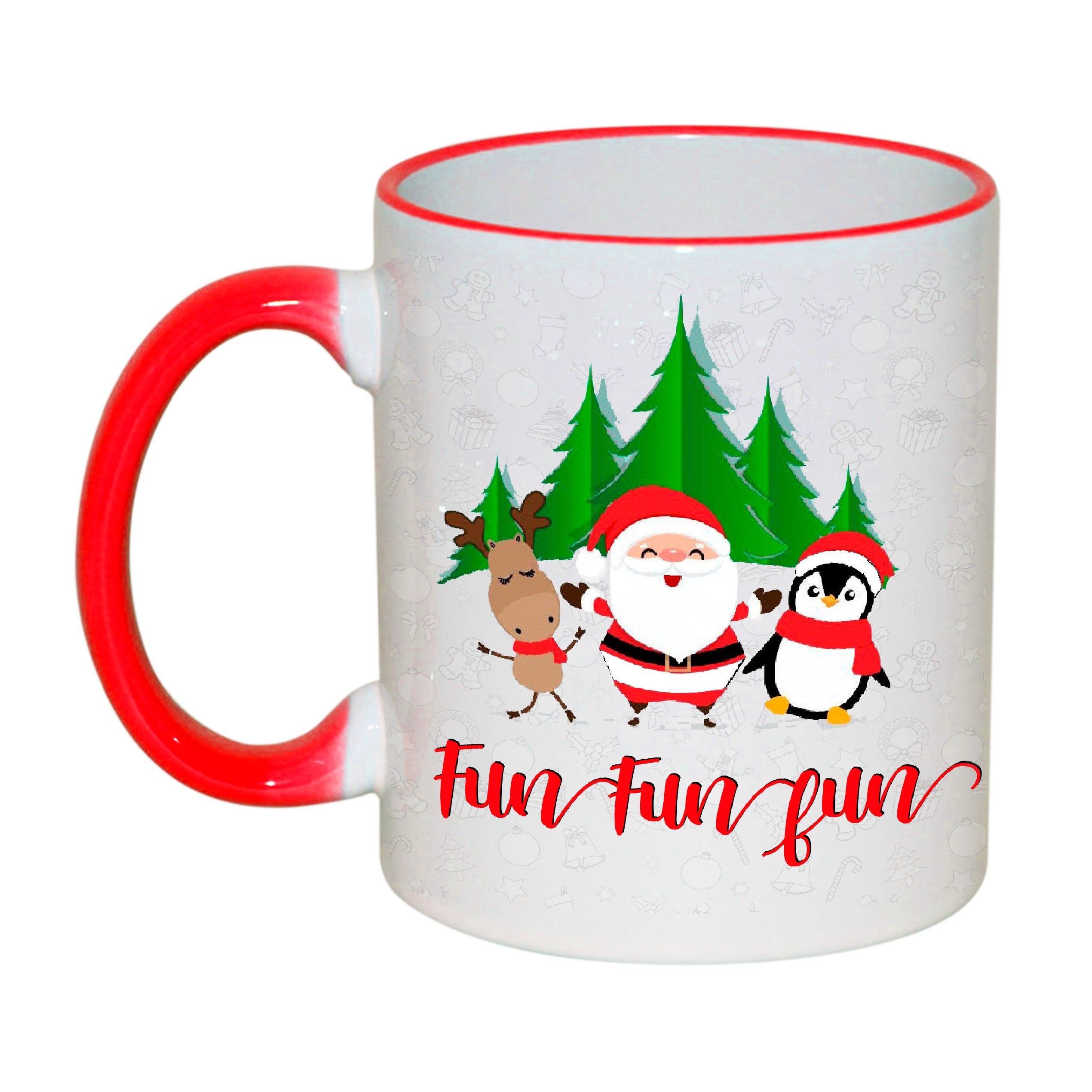 Taza Navidad "Fun, Fun, Fun."