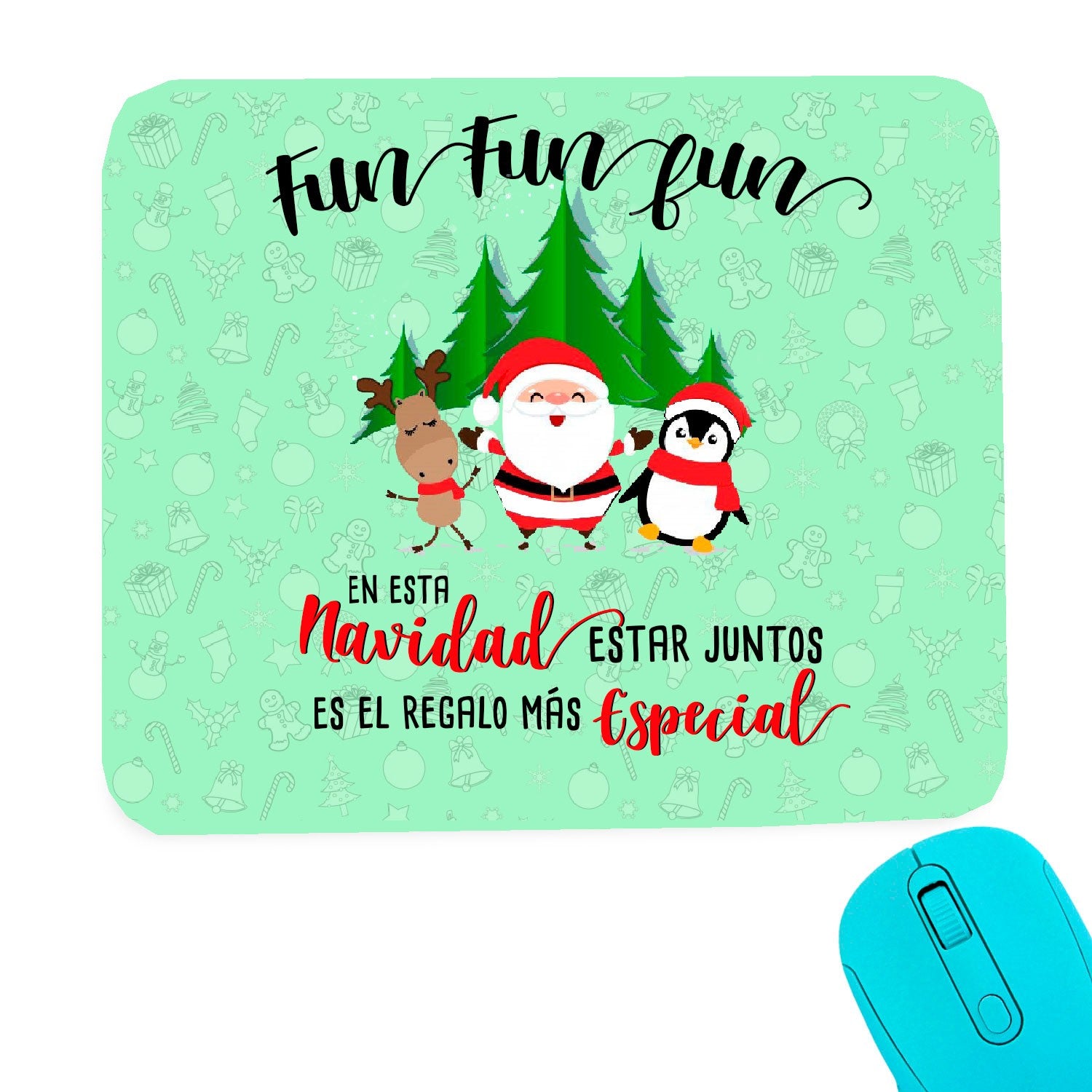 Alfombrilla navidad " Fun Fun Fun"