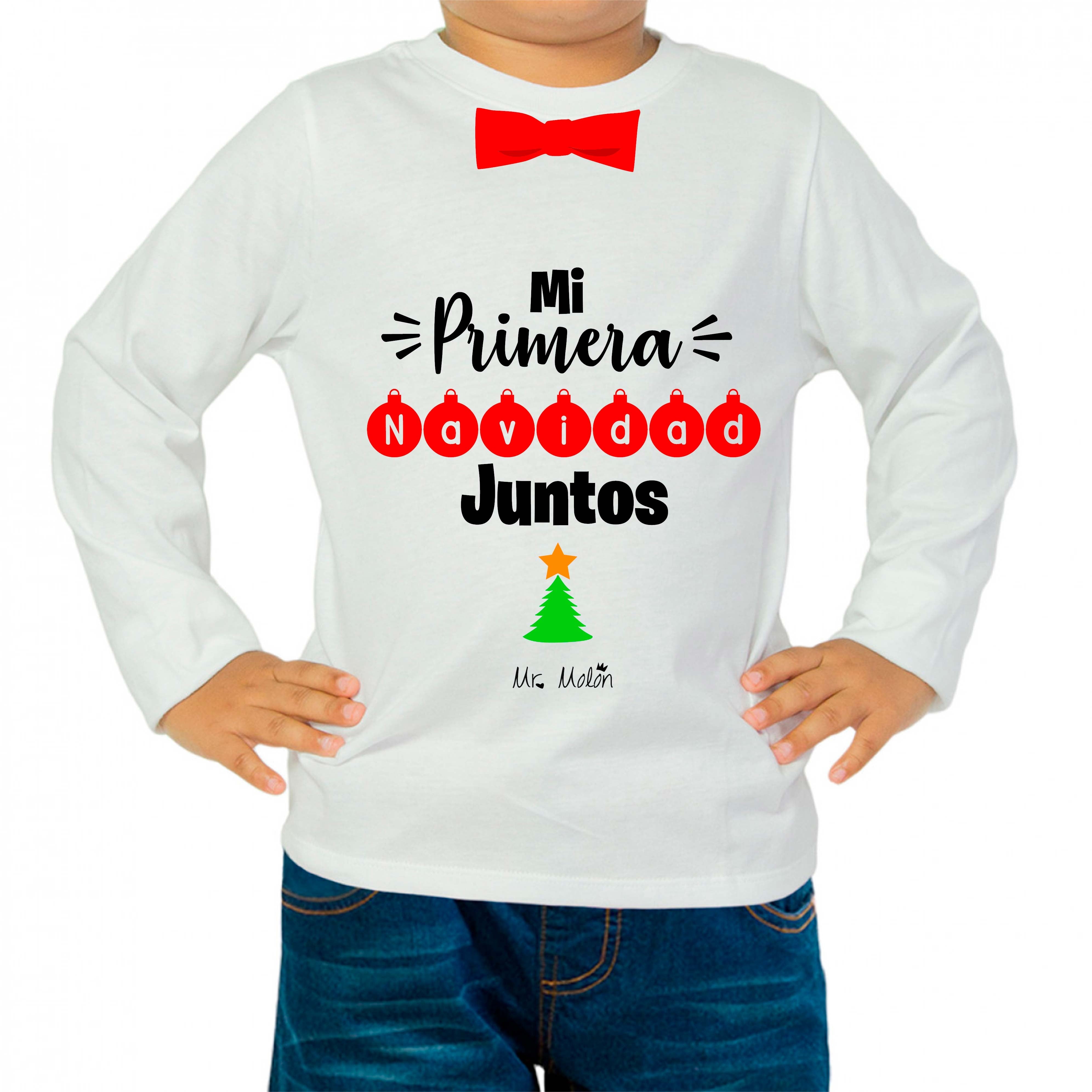 Camiseta "Nuestra primera navidad juntos"