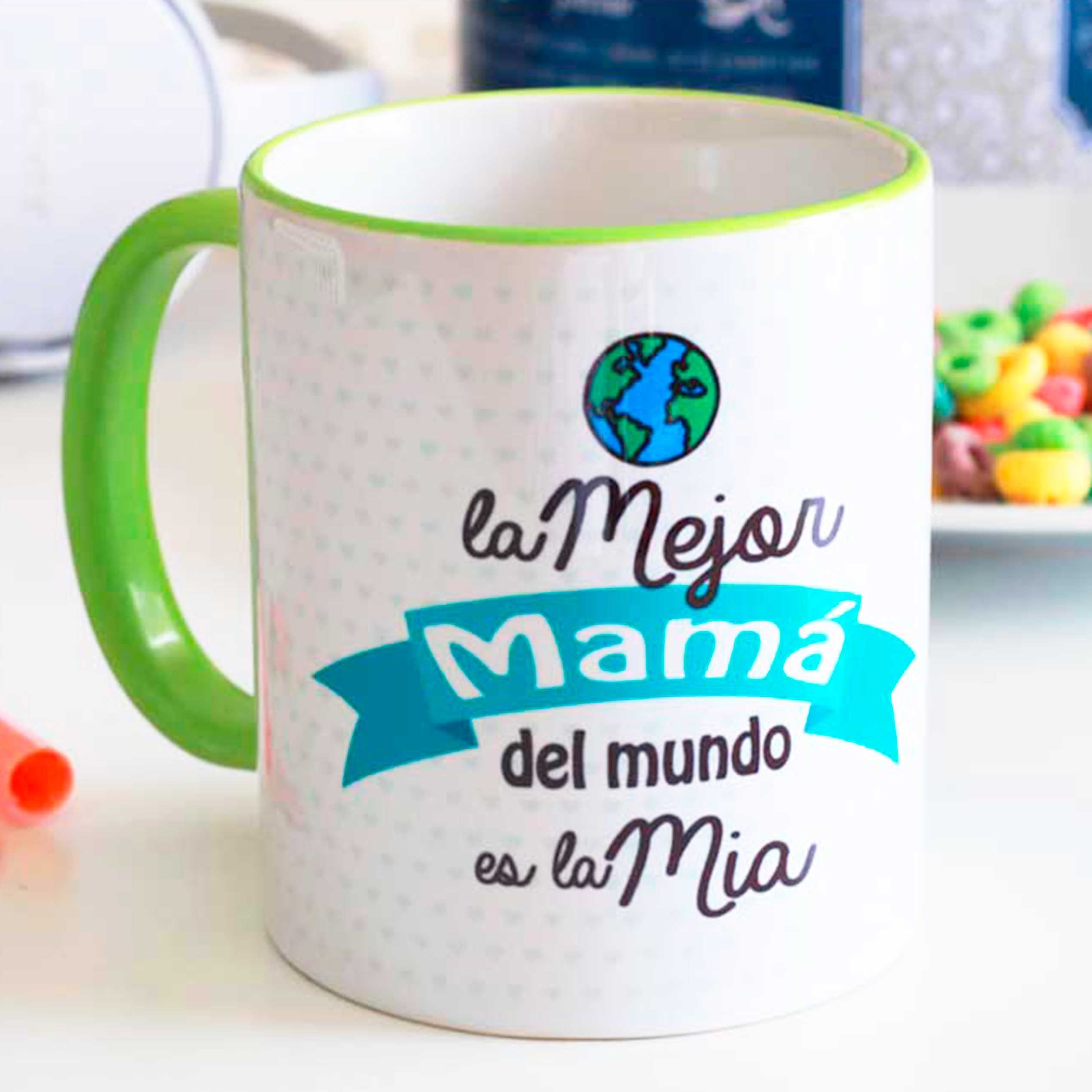 TAZA "LA MEJOR MAMÁ DEL MUNDO ES LA MÍA"