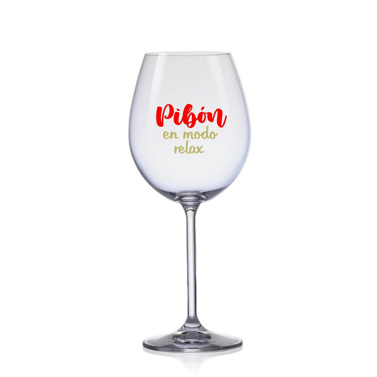 Copa de vino "Pibón en modo relax"