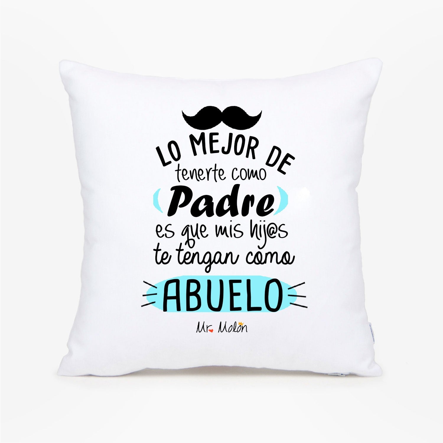 Cojín personalizado Padre y abuelo