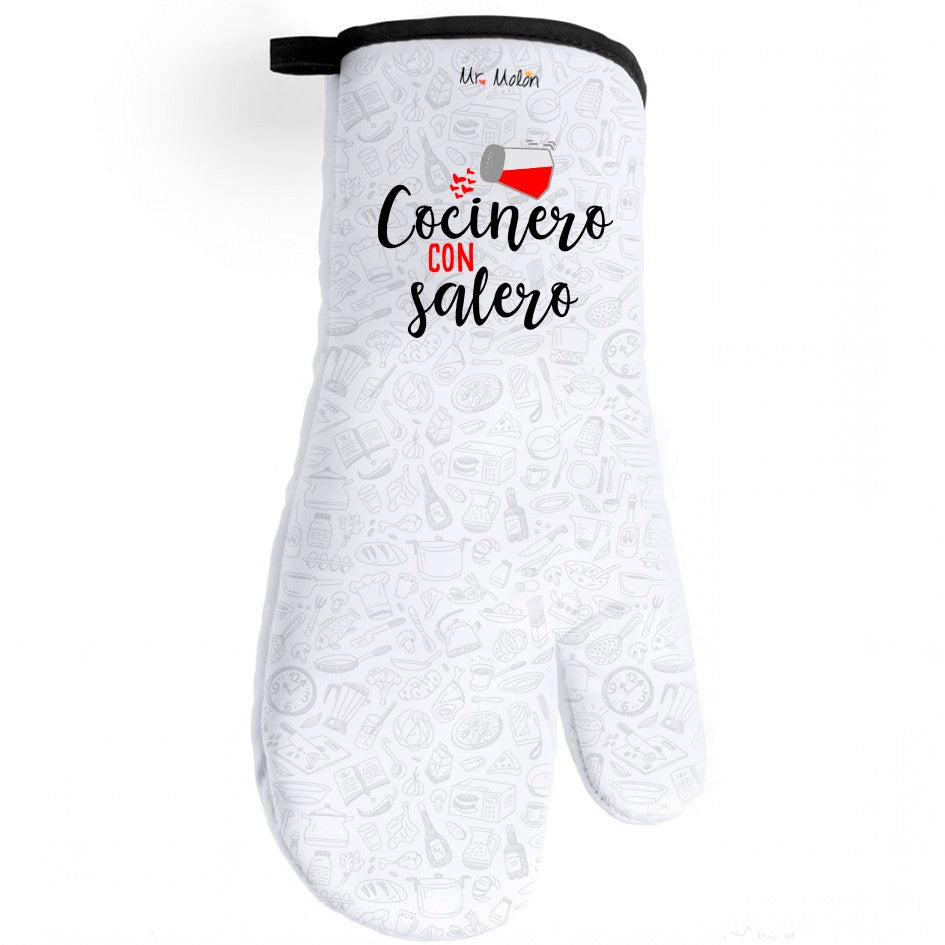 GUANTE DE COCINA COCINERO CON SALERO