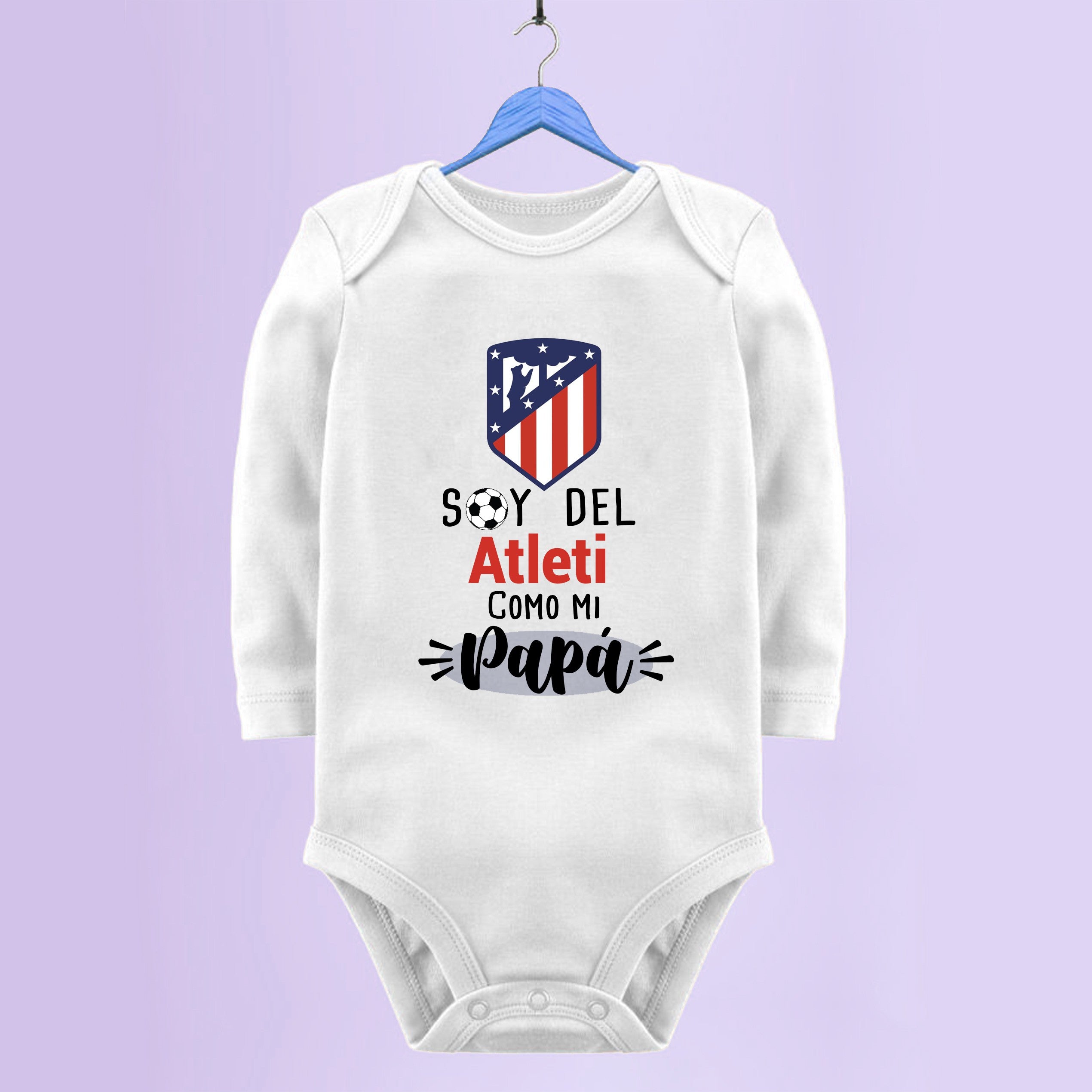 BODY FUTBOL BEBE ATLETI PAPÁ