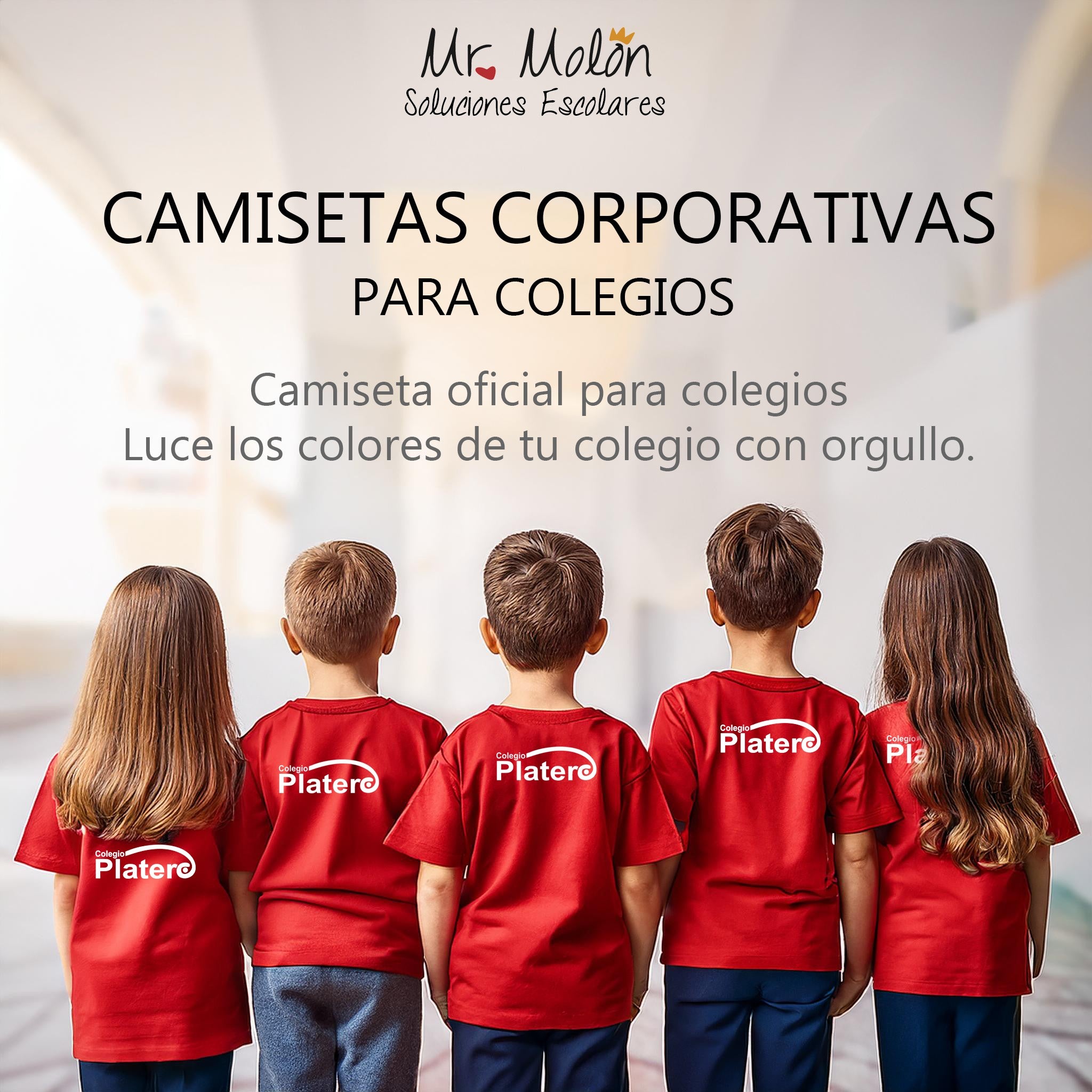 Camisetas corporativas y escolares