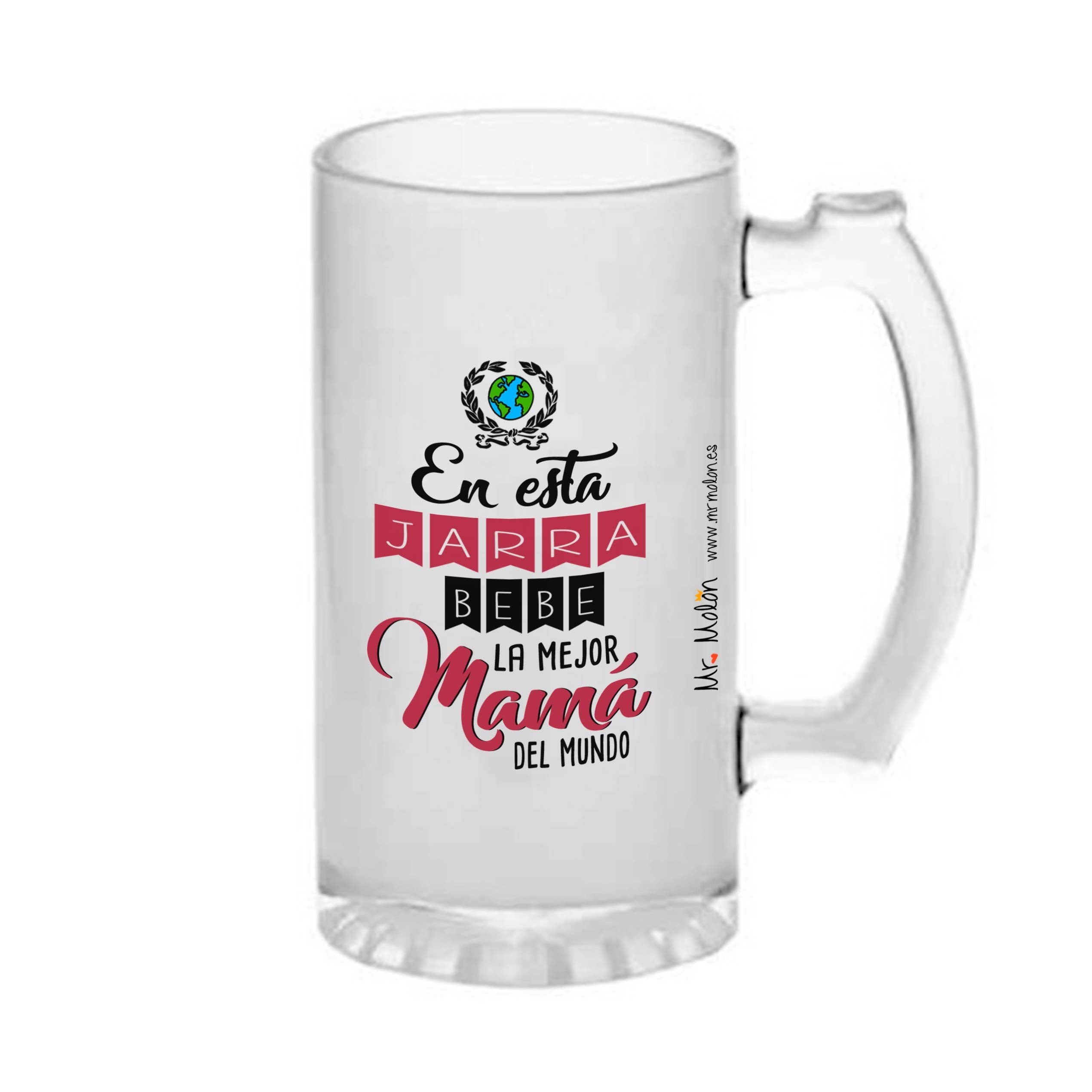 Jarra cerveza "Mamá eres la caña"