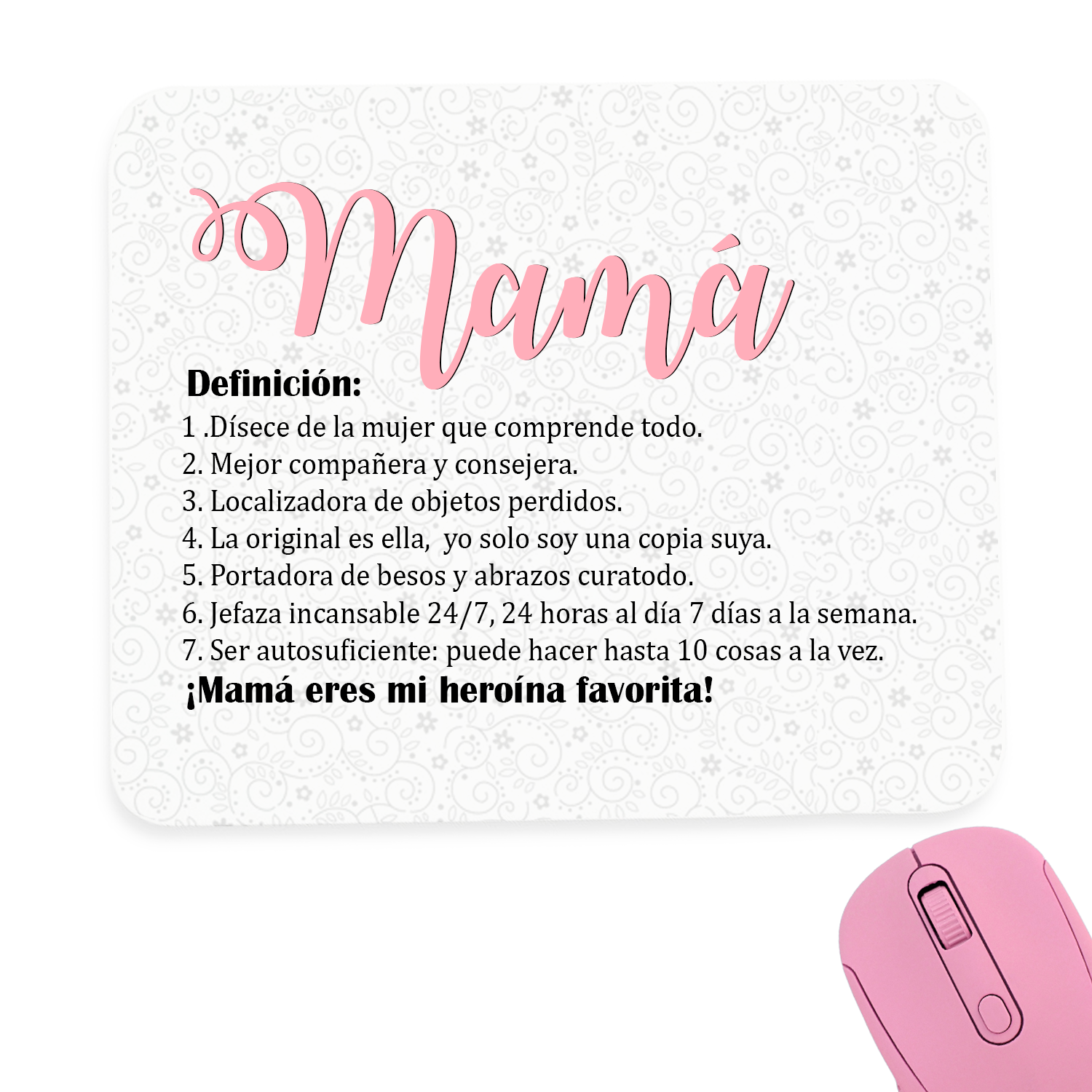 Alfombrilla  "Definición Mamá"