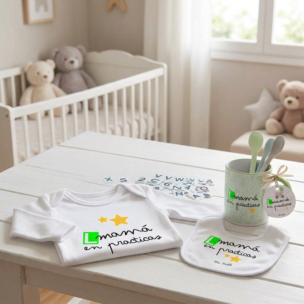 Kit regalo para mamá en prácticas